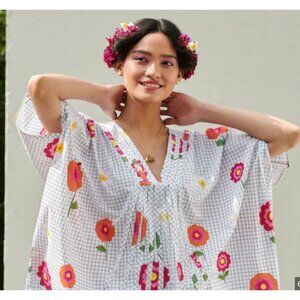 NICOBAR Free Size Cotton Floral Top